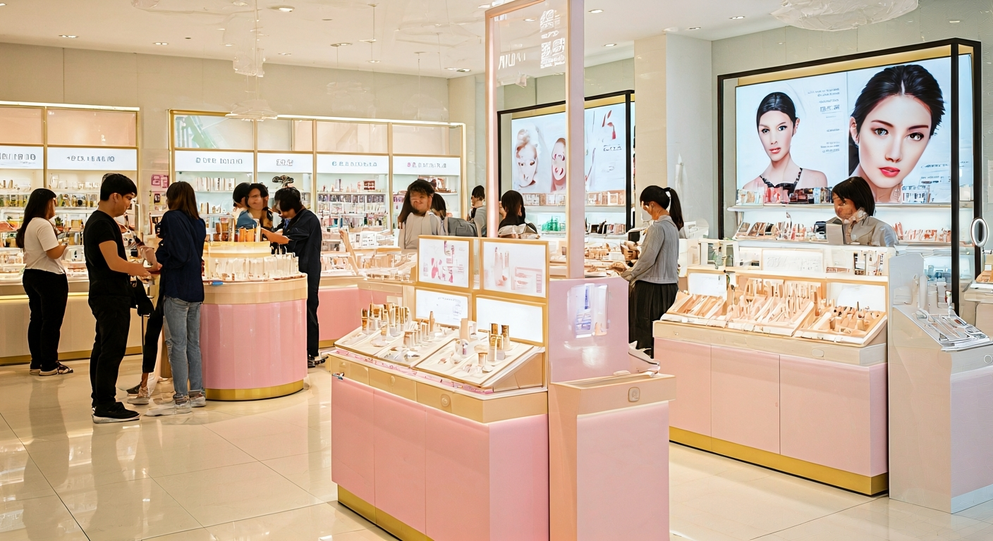 台灣現代美容商店內景