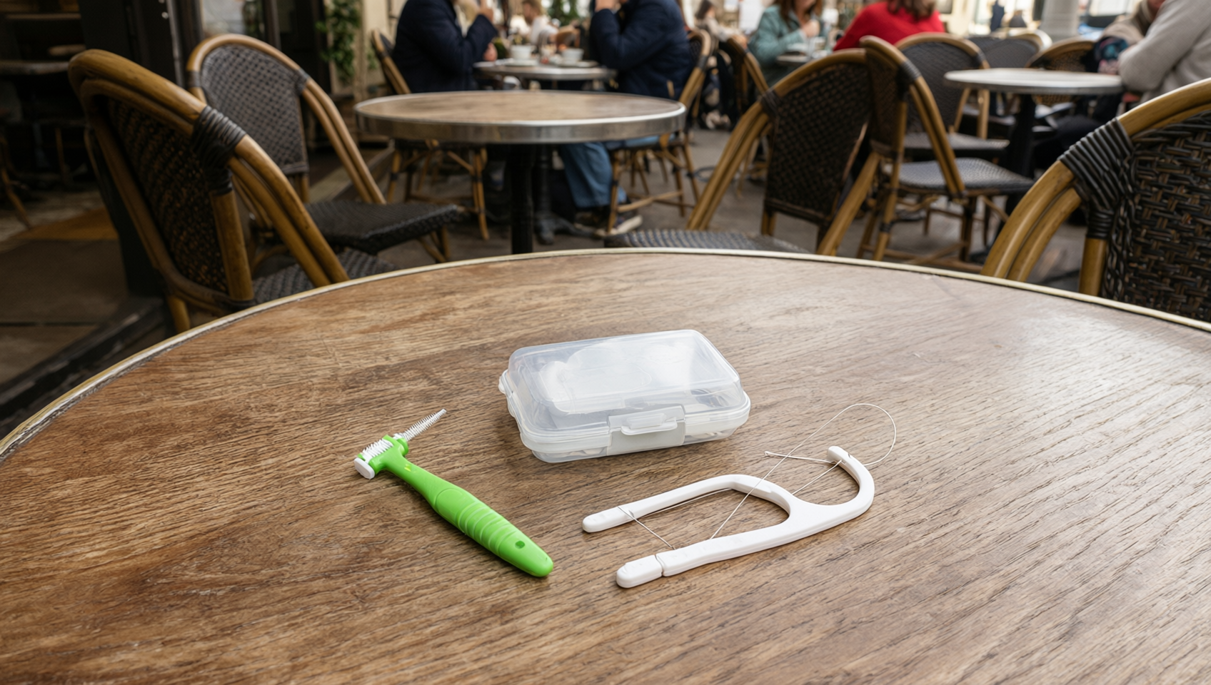 矯正器卡食物先用對工具